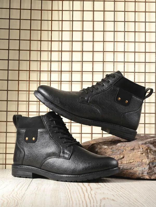 EVICTA_Evicta_synthetic_Leather_Lightweaight_Trendy_Walking_Lace_casual_boot_Boots_For_Men_(Black_,_6)
