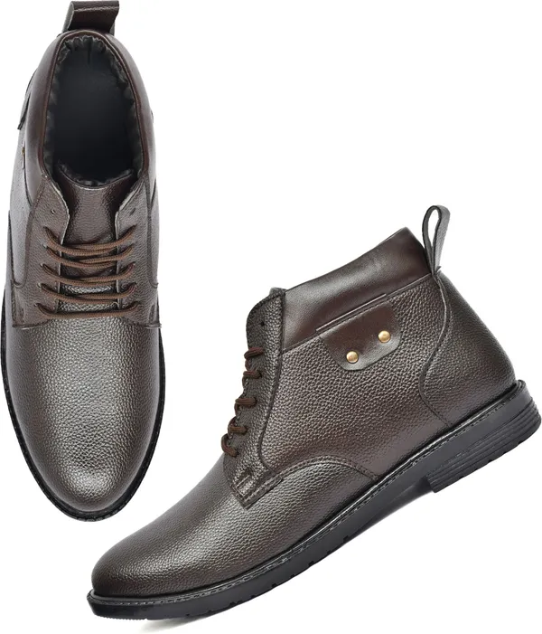 EVICTA_Evicta_synthetic_Leather_Lightweaight_Trendy_Walking_Lace_casual_boot_Boots_For_Men_(Brown_,_9)
