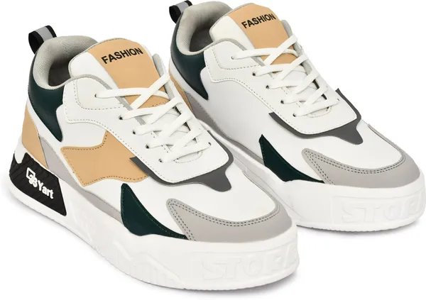EVICTA_Evicta_Men's_Trending_Latest_High_Quality_Running_Sports_Shoes_Casuals_For_Men_(White_,_9)