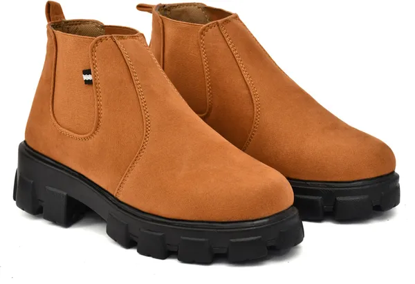 EVICTA_Women's_Chelsea_Boots_|_Sleek_Everyday_Style_Boots_For_Women_Boots_For_Women_(Beige_,_5)