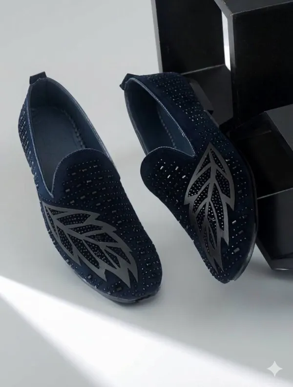 EVICTA_party_Wedding_Shoes_For_Men_Jutis_For_Men_casual_shoes_partywear_shoes_Party_Wear_For_Men_(Blue_,_8)