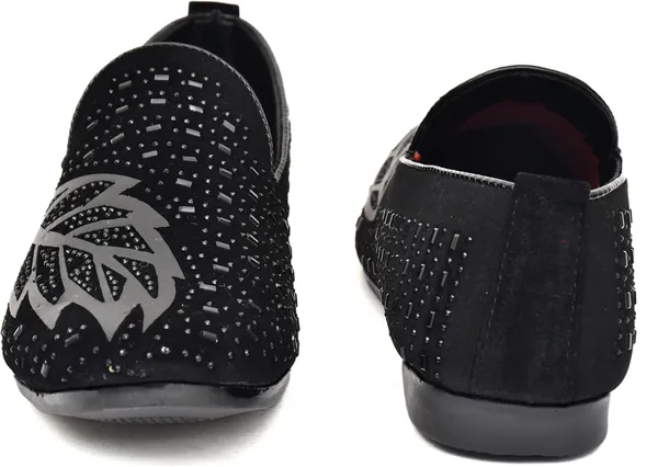 EVICTA_party_Wedding_Shoes_For_Men_Jutis_For_Men_casual_shoes_partywear_shoes_Party_Wear_For_Men_(Black_,_9)