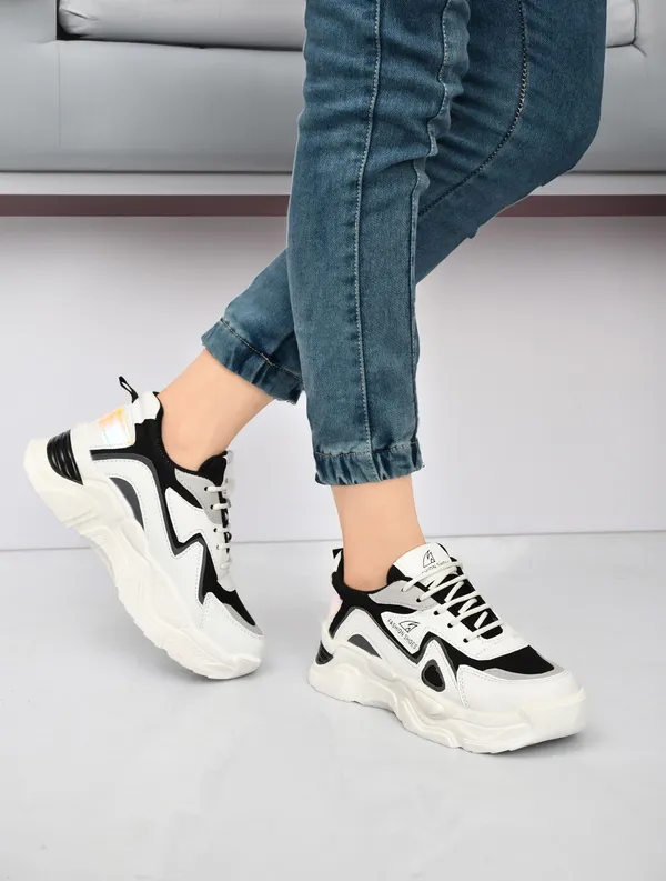 EVICTA_Evicta_footwear_Women_partywear/_Casual_Running_shoes_Casuals_For_Women_(Black,_White_,_4)