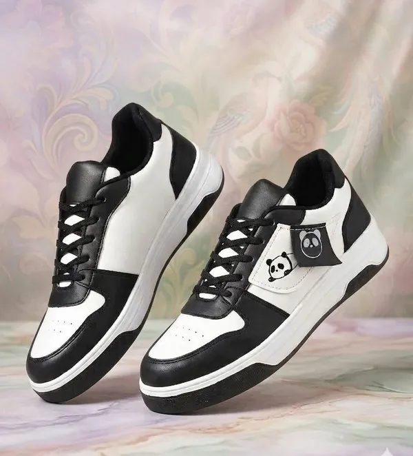 EVICTA_Evicta_footwear_Women_partywear/_Casual_Running_shoes_Casuals_For_Women_(Black,_White_,_5)