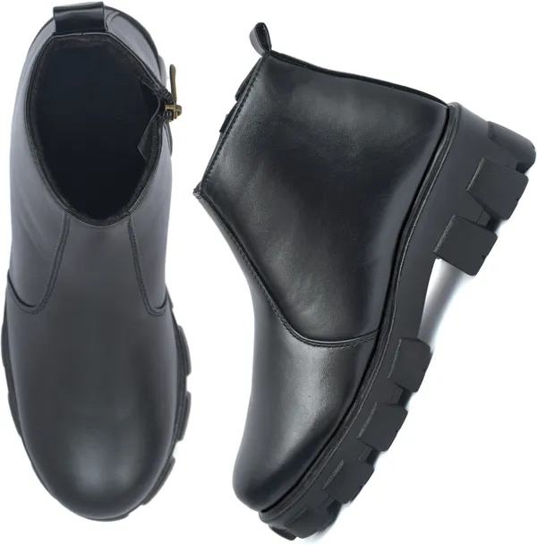 EVICTA_Women's_Chelsea_Boots_|_Sleek_Everyday_Style_Boots_For_Women_Boots_For_Women_(Black_,_4)
