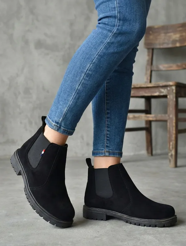 EVICTA_Men_Stylish_Black_Suede_Chelsea_Boots_|_Casual_Slip-On_Ankle_Length_Boots_Boots_For_Men_(Black_,_7)