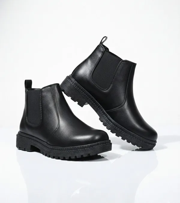 EVICTA_Evicta_synthetic_Leather_Lightweaight_Trendy_Walking_Slip_On_chalsea_boot_Boots_For_Men_(Black_,_9)