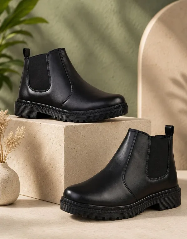 EVICTA_Evicta_Partywear_Boot_synthetic_Leather_Trendy_Walking_Slip_On_chalsea_boot_Casuals_For_Men_(Black_,_7)