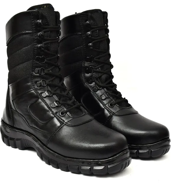 EVICTA_Men's_Black_High-Ankle_Tactical_Military_&_Commando_Combat_Boots_Boots_For_Men_(Black_,_9)