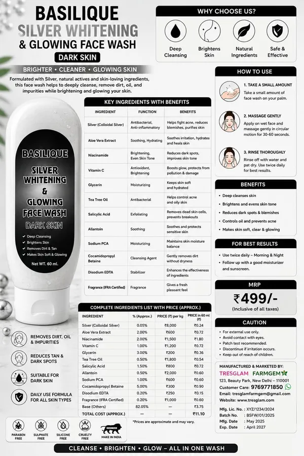 Basilique_Silver_Whitening_And_Glowing_Face_Wash