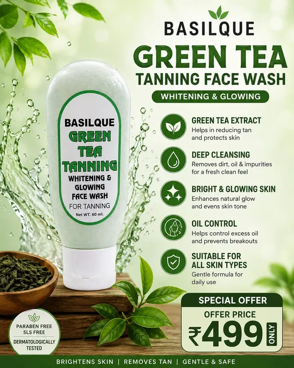 Basilque_Green_Tea_Tanning_Face_Wash