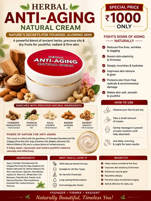 Herbal_Anti-Aging_Natural_Cream_With_Sandalwood_And_Almond_Oil