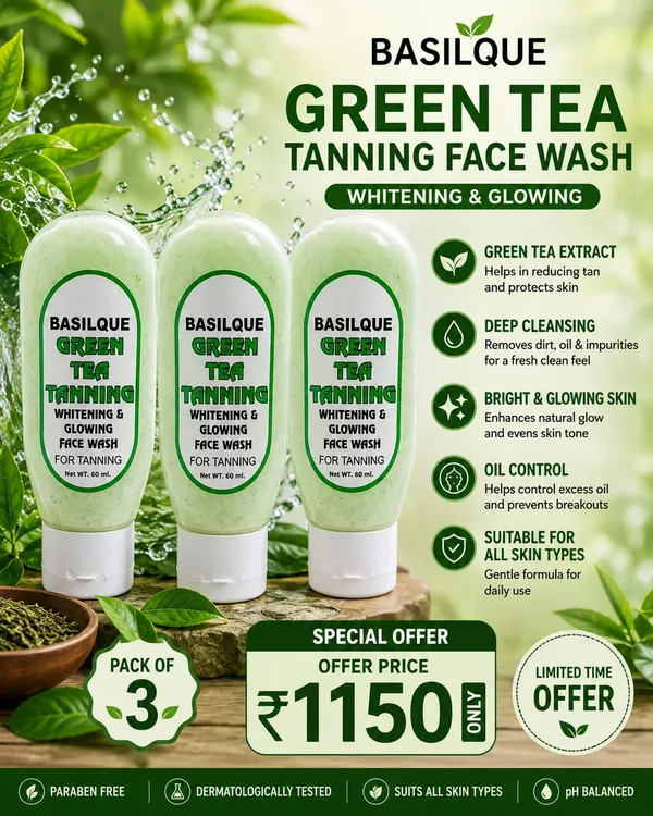 Basilque_Green_Tea_Tanning_Face_Wash_Pack_Of_3