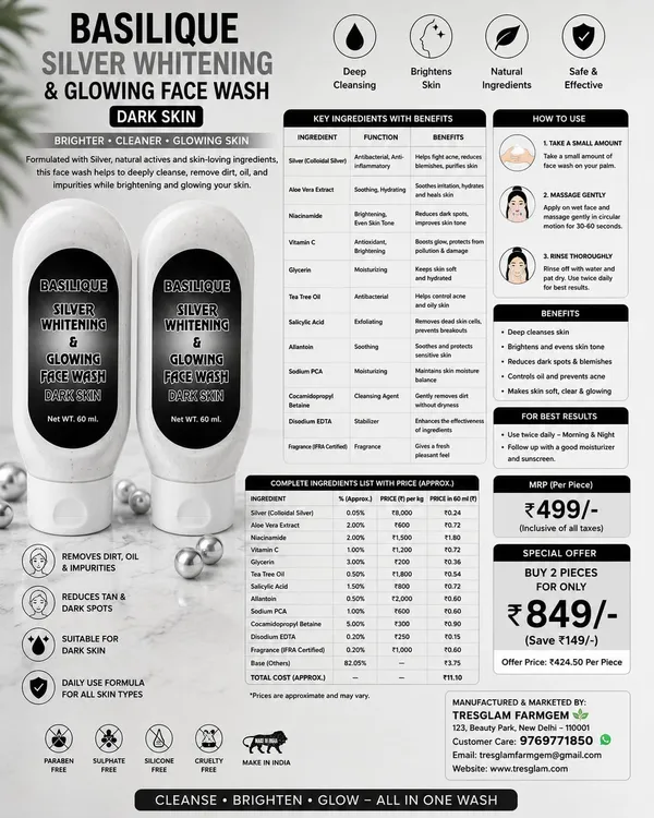 Basilique_Silver_Whitening_And_Glowing_Face_Wash