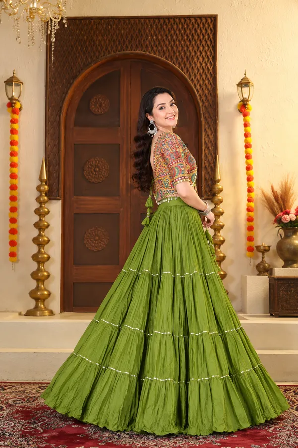 Pure_Cotton_Heavy_Handwork_And_Mirrorwork_Ready_To_Wear_Lehengha_Choli