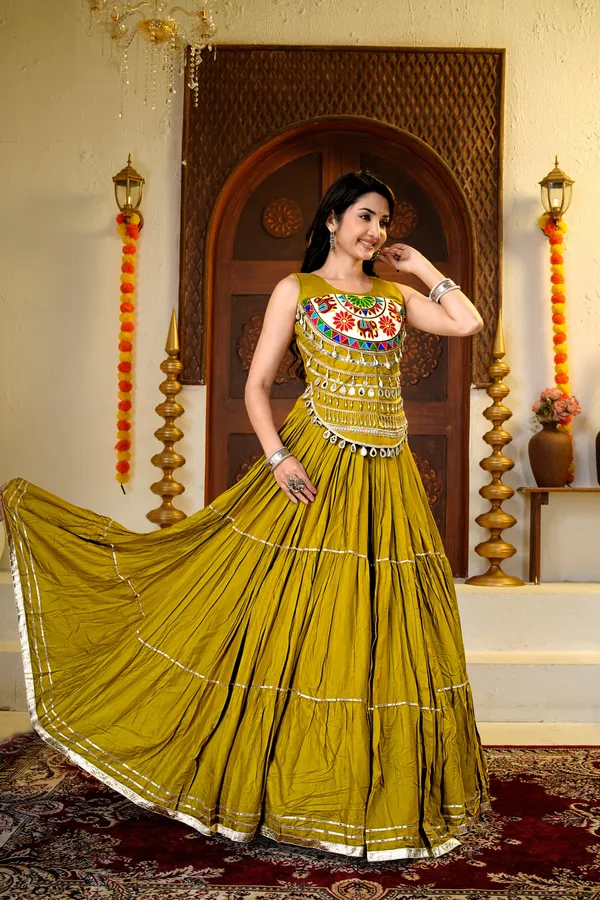 Pure_Cotton_Heavy_Handwork_And_Mirrorwork_Ready_To_Wear_Lehengha_Choli