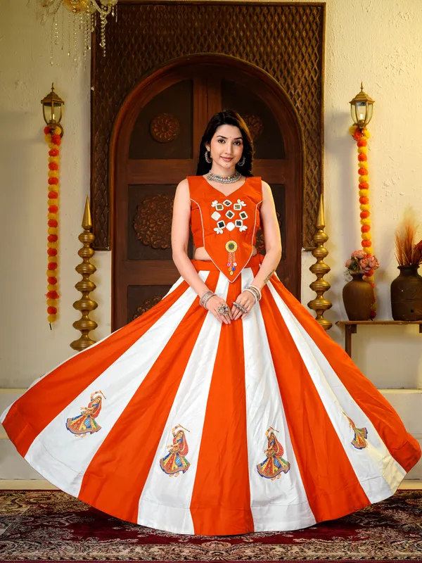 Pure_Cotton_Heavy_Handwork_And_Mirrorwork_Ready_To_Wear_Lehengha_Choli