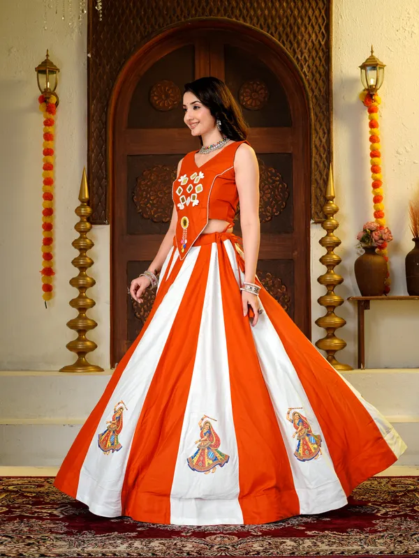 Pure_Cotton_Heavy_Handwork_And_Mirrorwork_Ready_To_Wear_Lehengha_Choli