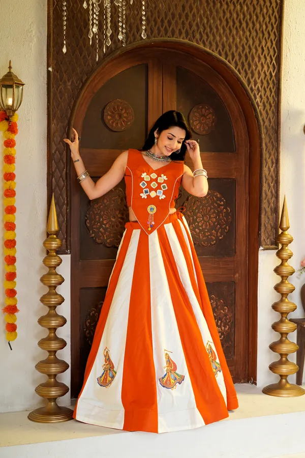 Pure_Cotton_Heavy_Handwork_And_Mirrorwork_Ready_To_Wear_Lehengha_Choli