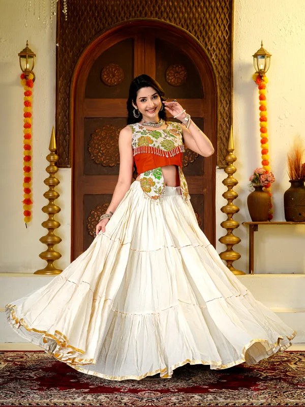 Pure_Cotton_Heavy_Handwork_And_Mirrorwork_Ready_To_Wear_Lehengha_Choli