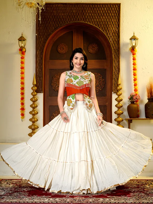 Pure_Cotton_Heavy_Handwork_And_Mirrorwork_Ready_To_Wear_Lehengha_Choli