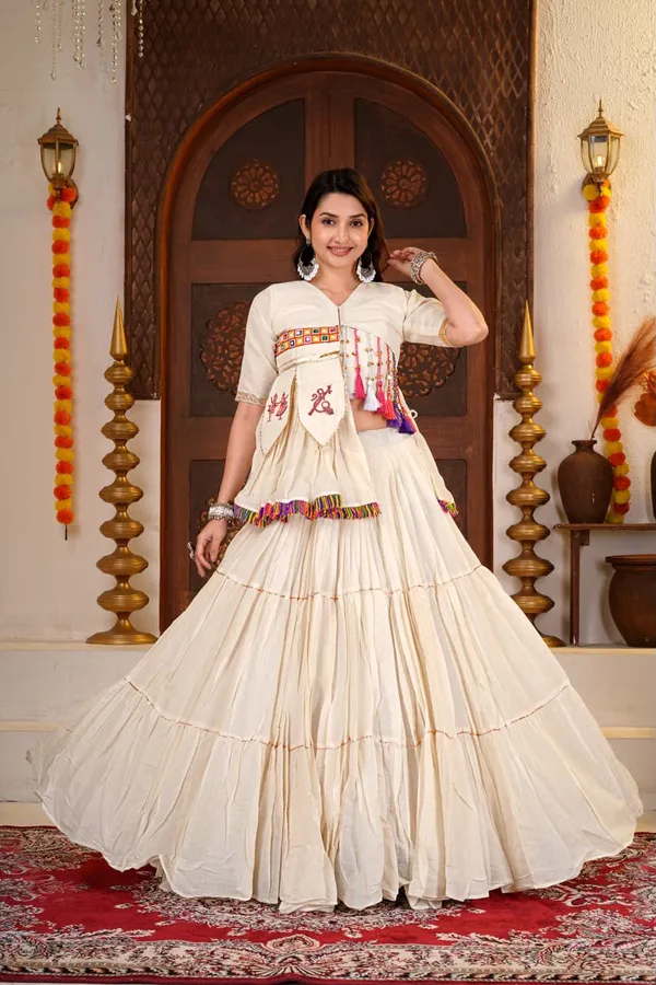 Pure_Cotton_Heavy_Handwork_And_Mirrorwork_Ready_To_Wear_Lehengha_Choli