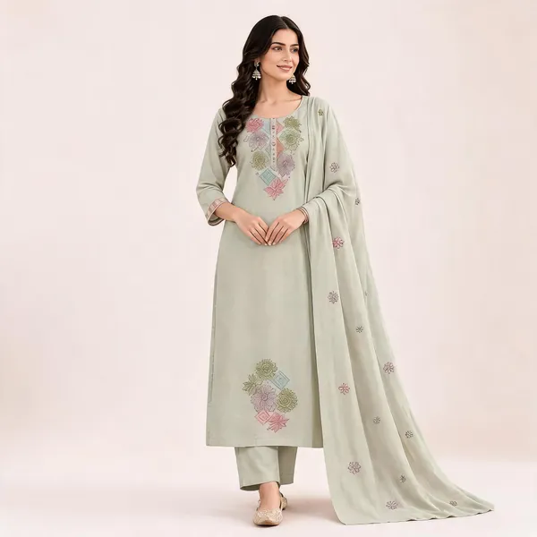 Sage_Green_Rayon_Embroidered_Straight_Kurta_Set_For_Women