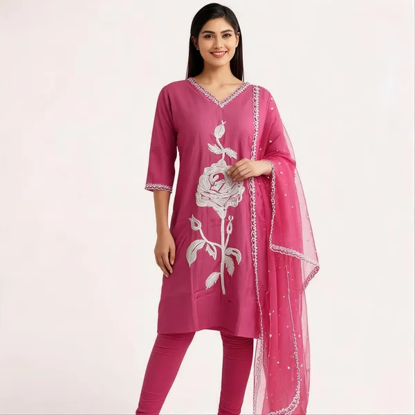 Pink_Silk_Straight_Embroidered_Kurta_Set_For_Women