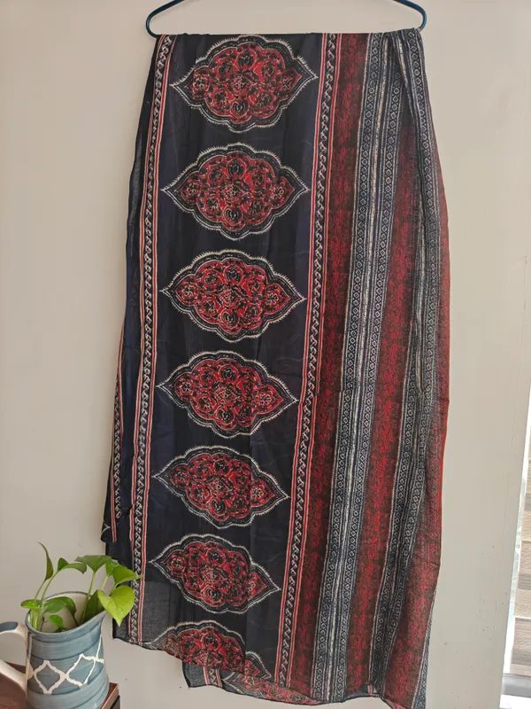 Black_Cotton_Straight_Kurta_Set_For_Women
