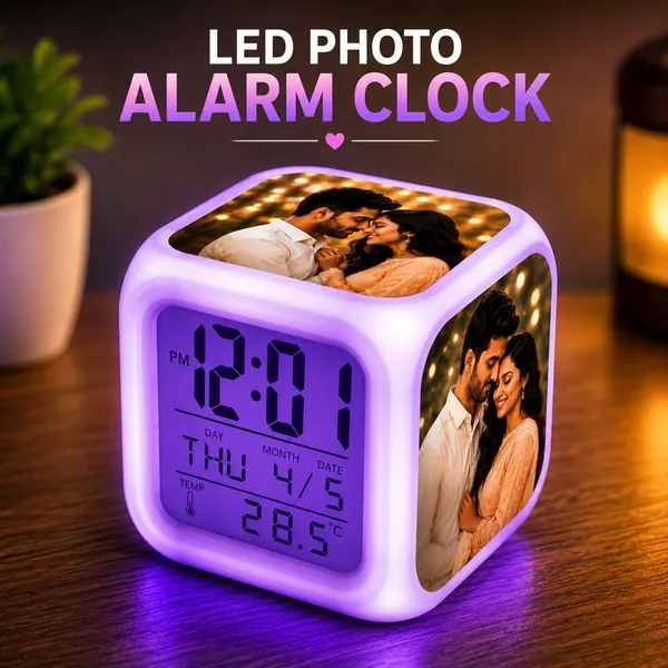 LED_Photo_Alarm_Clock_With_Temperature_Display