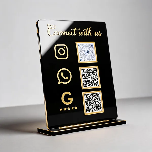Black_Acrylic_Social_Media_QR_Code_Tabletop_Sign