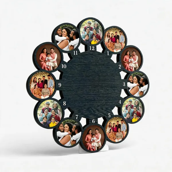 Decorative_Family_Photo_Collage_Wall_Clock