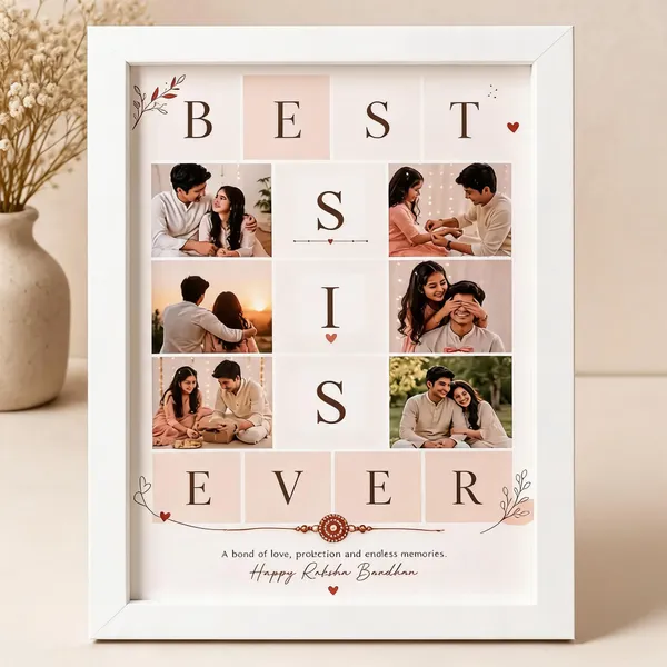 White_Raksha_Bandhan_Photo_Collage_Frame