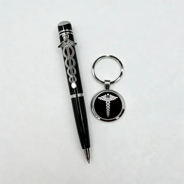 Black_Doctor_Pen_And_Keychain_Set