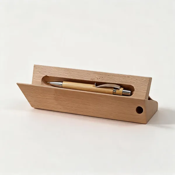 Wooden_Triangle_Pen_Box