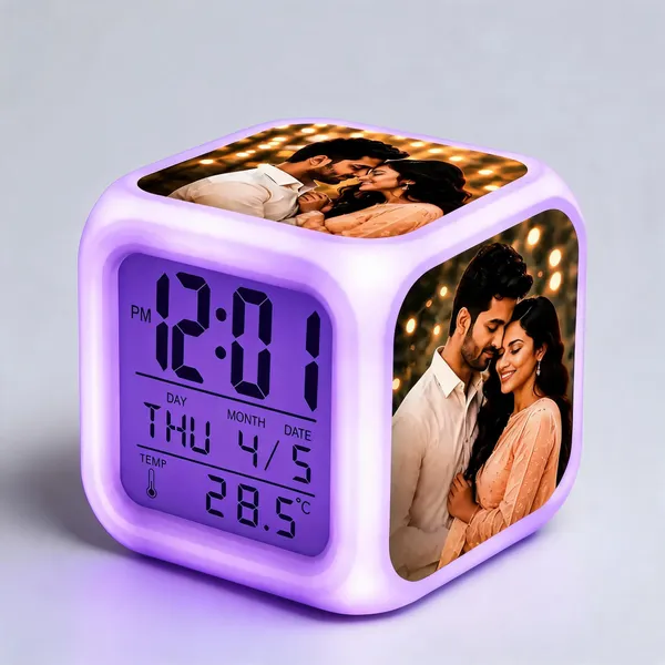 LED_Photo_Alarm_Clock_With_Temperature_Display
