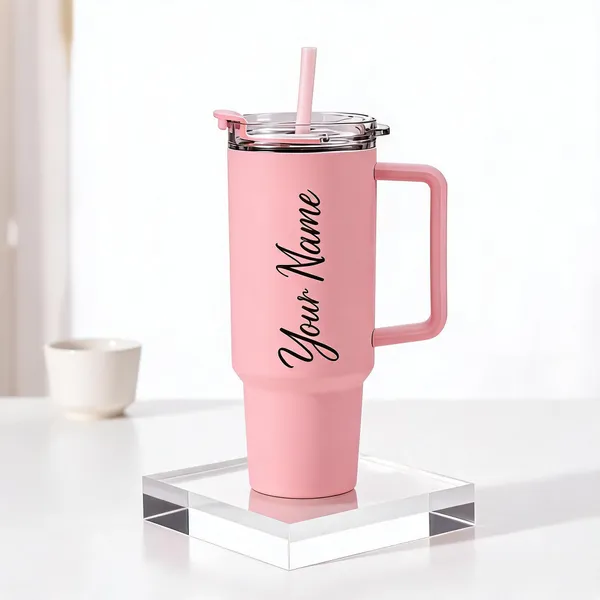 Pink_Insulated_Customised_Tumbler_With_Handle_And_Straw