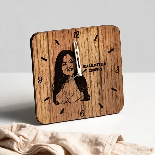 Wood_Personalized_Engraved_Wall_Clock