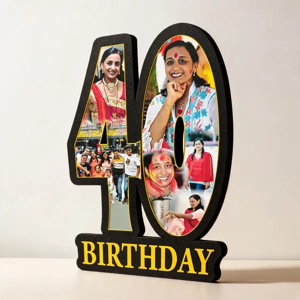 Black_Birthday_Number_40_Photo_Collage_Frame
