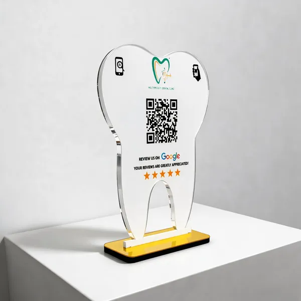 Tooth_Shaped_QR_Code_Google_Review_Display_Stand
