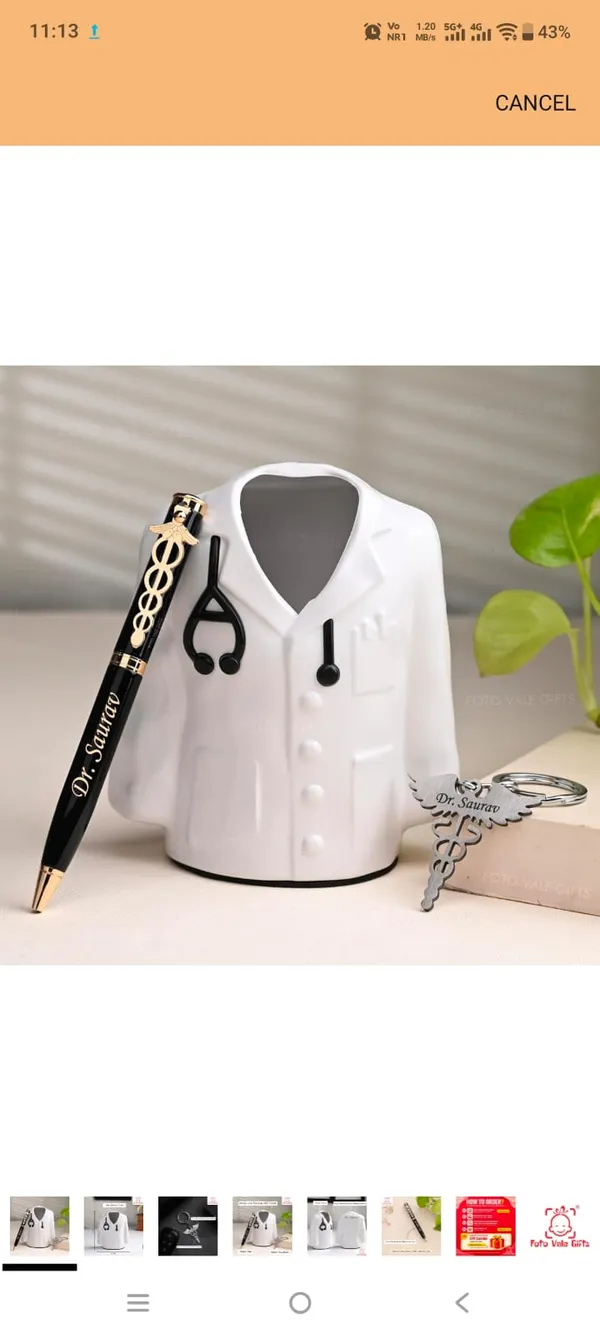Doctor_Coat_Pen_Stand_With_Pen_And_Keychain_Gift_Set