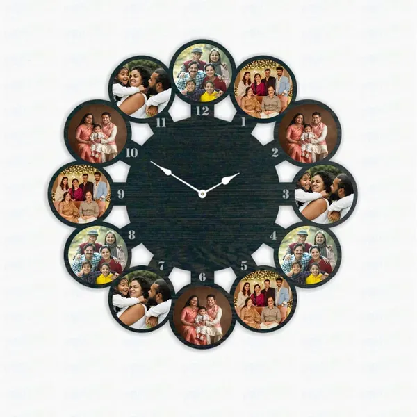 Decorative_Family_Photo_Collage_Wall_Clock
