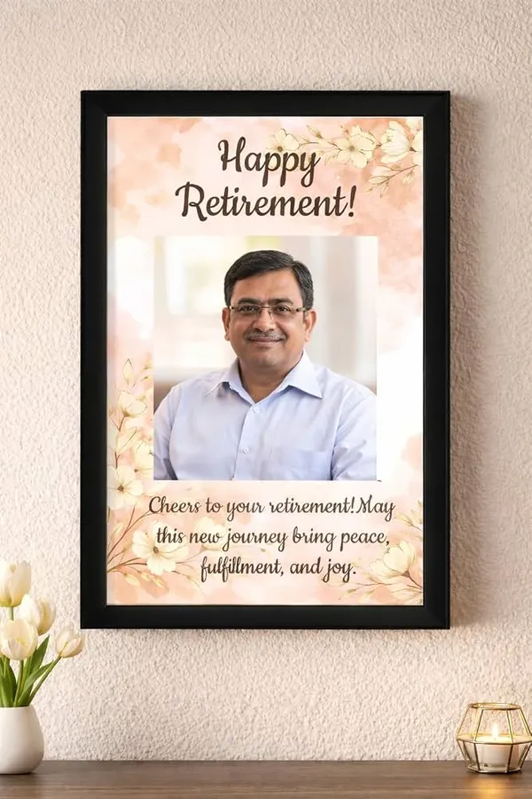 Black_Retirement_Floral_Photo_Frame