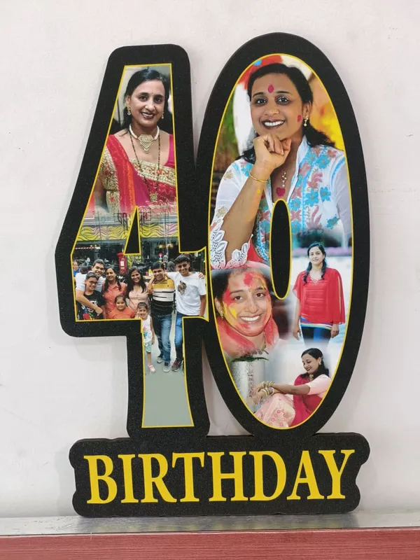 Black_Birthday_Number_40_Photo_Collage_Frame
