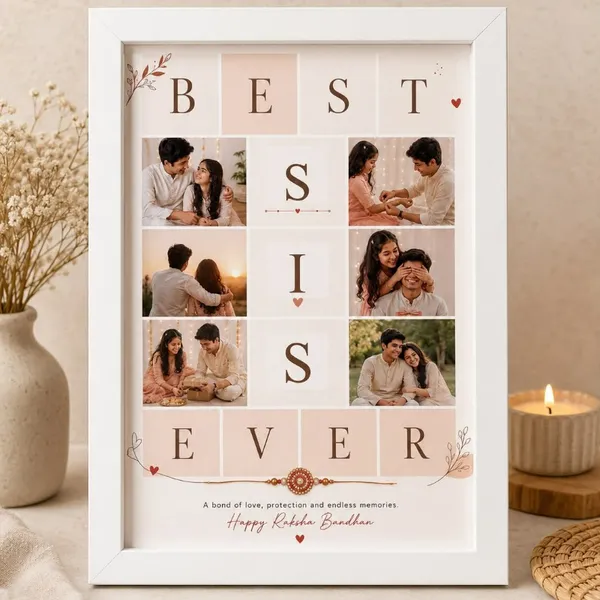 White_Raksha_Bandhan_Photo_Collage_Frame