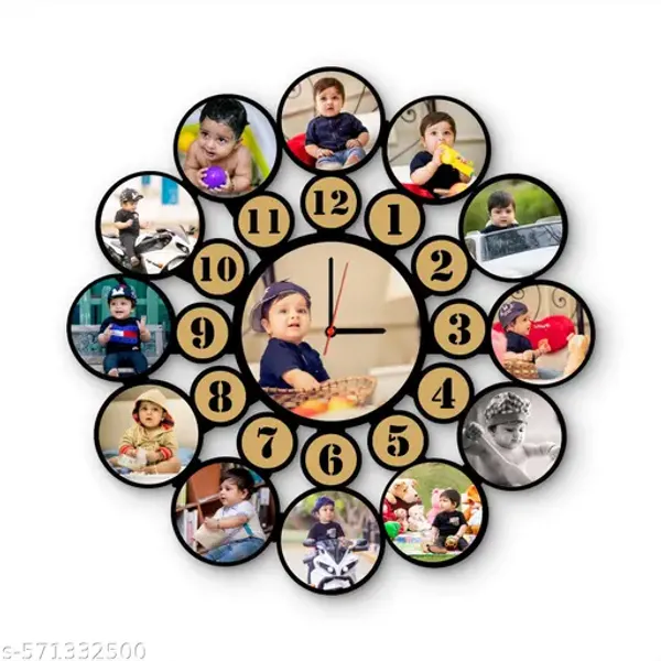 Photo_Collage_Decorative_Wall_Clock