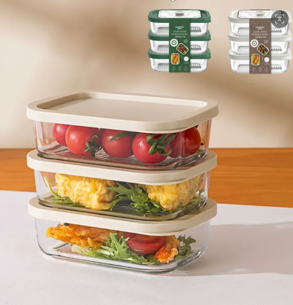 Clear_Glass_Stackable_Food_Storage_Container_Set