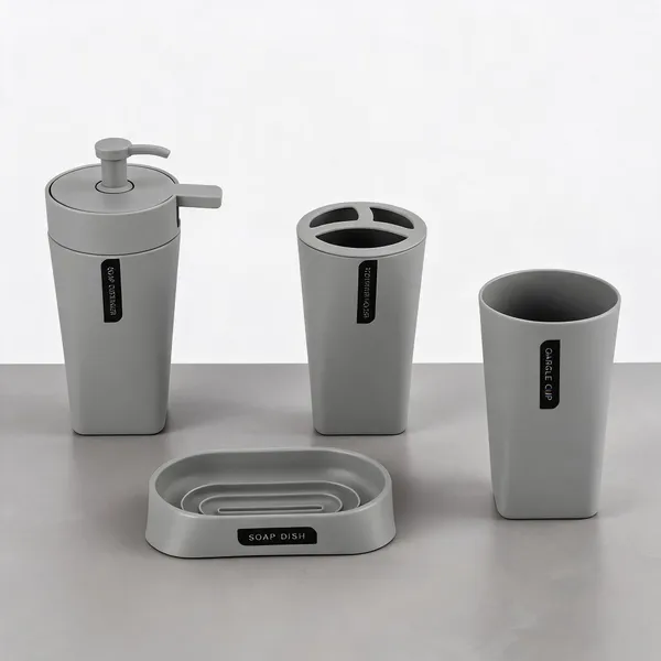 Pp_Modern_Solid_Grey_4-Piece_Bathroom_Accessory_Set