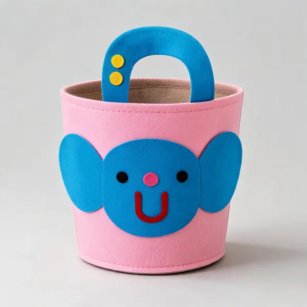 Felt_Animal_Print_Kids_Toy_&_Laundry_Storage_Basket