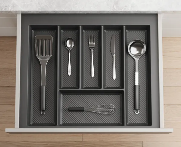 Pvc_Modern_Grey_Cutlery_Drawer_Organizer_Tray_600Mm